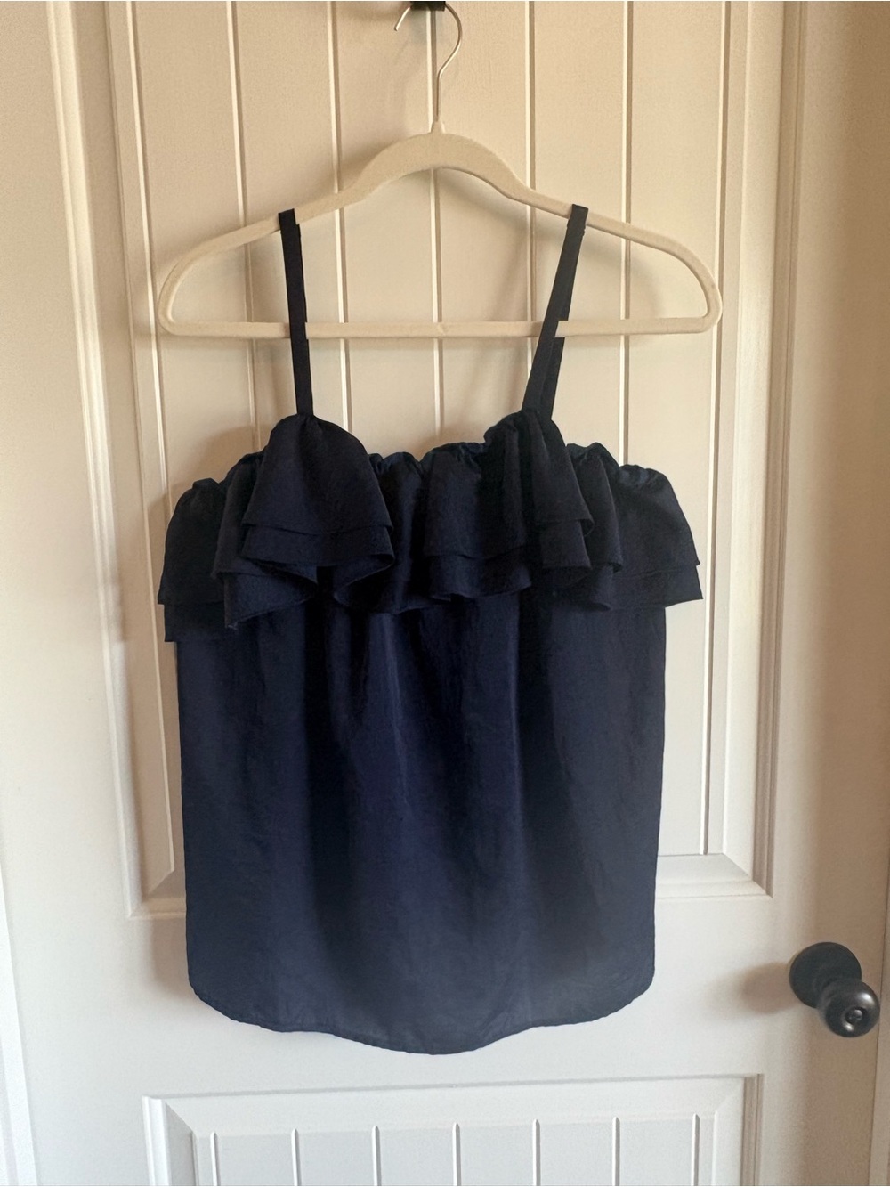 Talbots Navy Ruffle Camisole - Picture 3 of 3